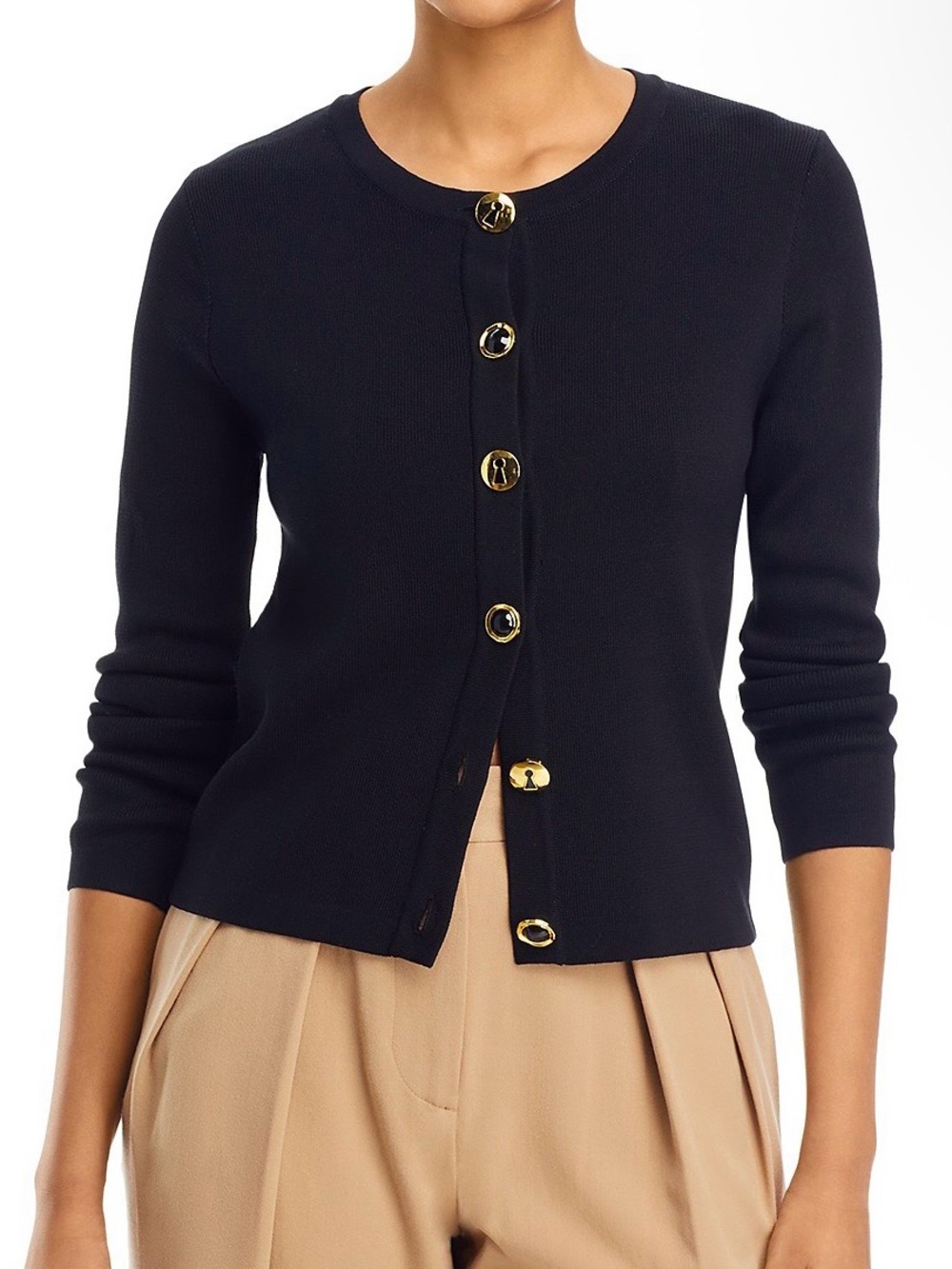 Nancy Yang Keyhole Button cardigan - size M